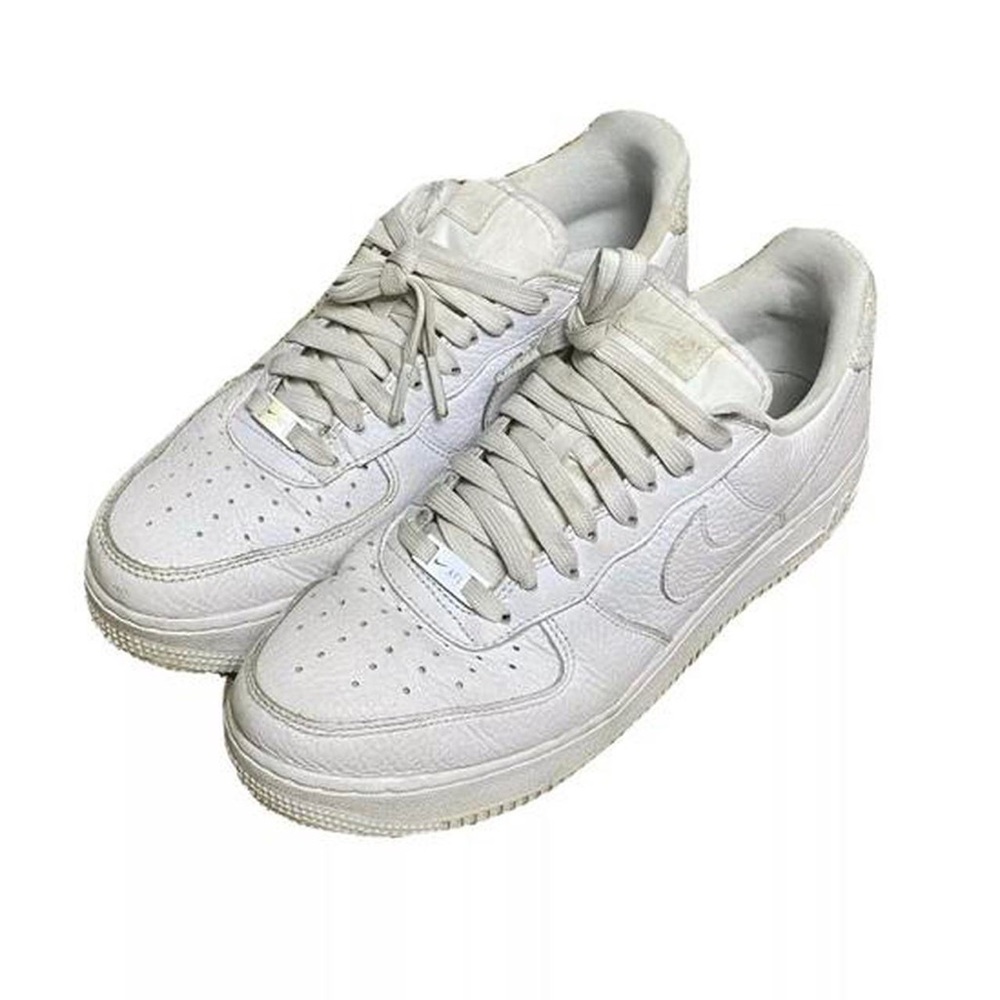 Nike white Air Force 1 craft